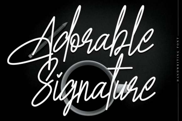 Adorable Signature: A Beautiful Script Font for Editorial Design