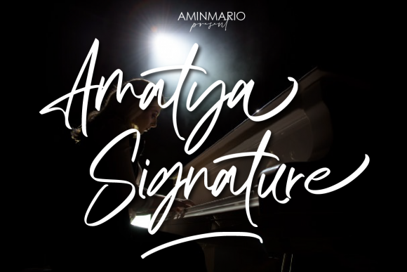 Amatya Signature Font for Web Design and Branding