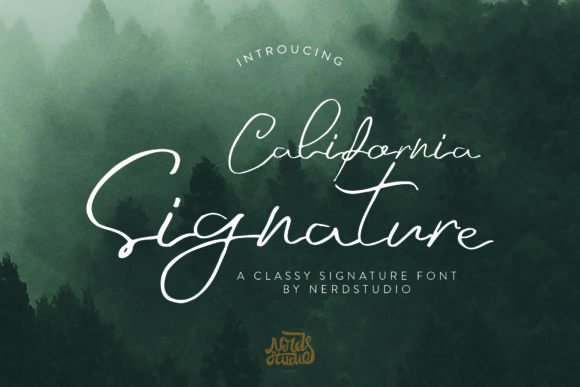 California Signature: A Delicate Script Font for Stylish Typography