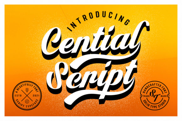 Cential Script Font Review for Brand Design Projects
