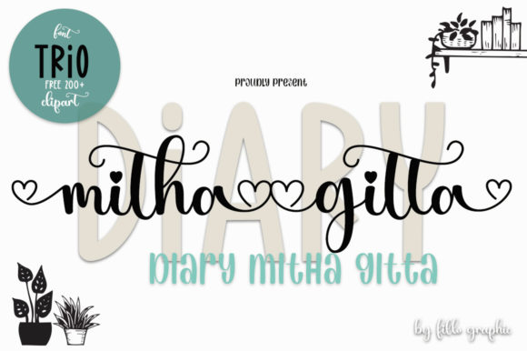 Diary Mithagitta: A Font That Feels Like a Handwritten Love Letter