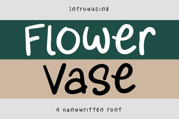 Flower Vase Font for a More Polished Brand