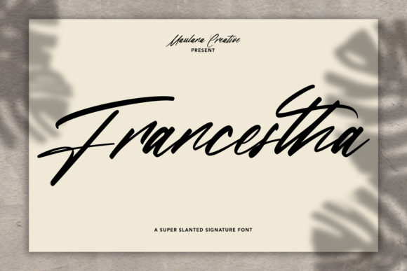Francestha: A Script Font for Captivating Digital Marketing