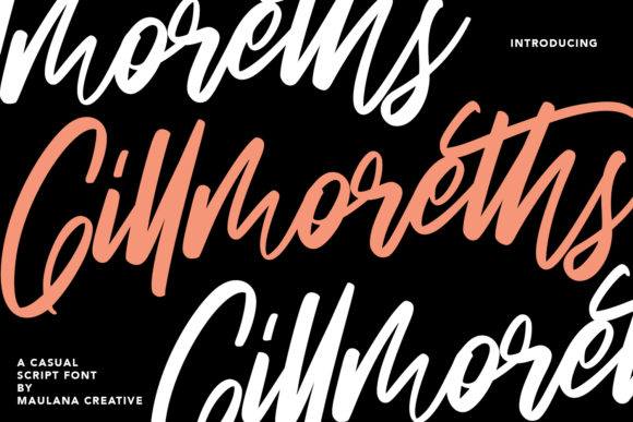 Gillmoreths — A Fresh Script Font for Creative Designers