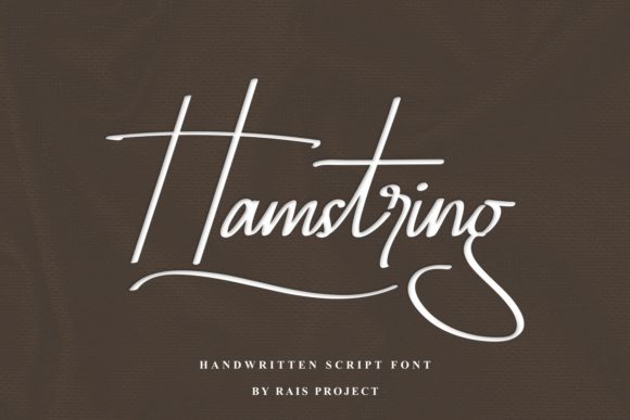Hamstring Font: A Delicate Script for Creative Branding