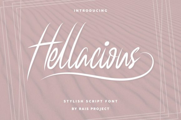 Hellacious Font: A Stylish Script for Business Branding