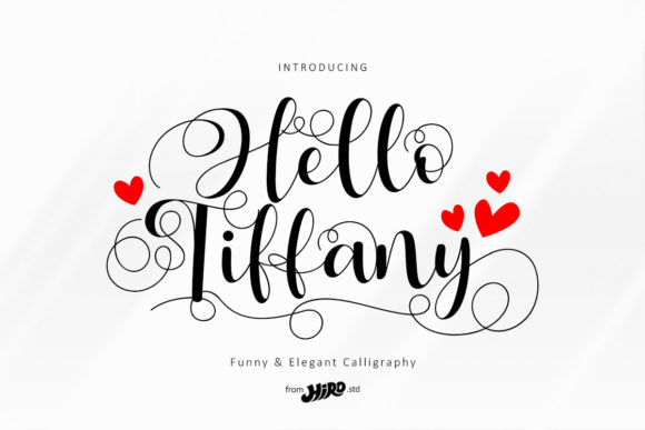 Hello Tiffany Font Review: A Stylish Script for Modern Branding