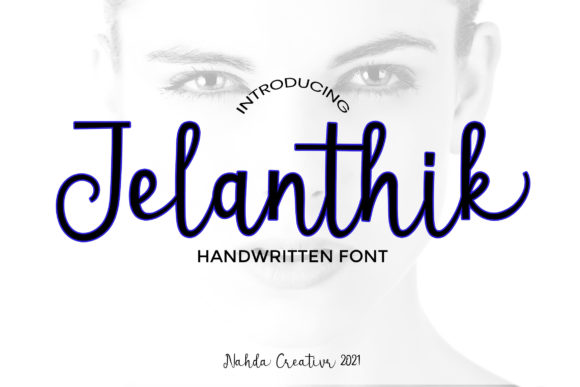 Jelanthik: A Refined Script Font for Editorial Elegance