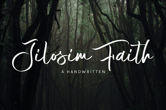 Jilosim Faith Font: A Romantic Script for Designers
