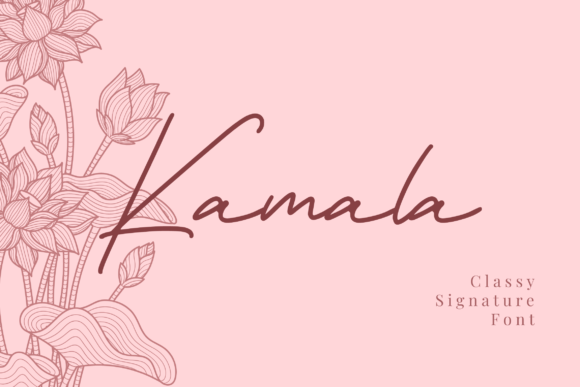 Kamala: A Premium Script Handwritten Font for Elegant Typography