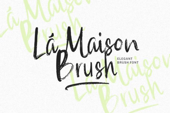 La Maison Font: A Premium Script Typeface for Your Brand