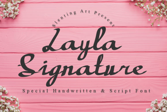 Layla Signature Font for Beautiful Handwritten Design