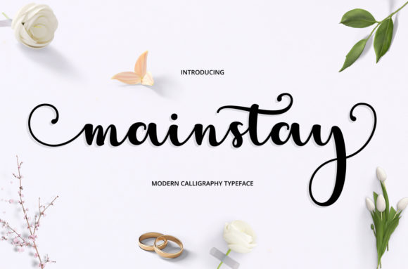 Mainstay: A Playful Script Font for Editorial Design