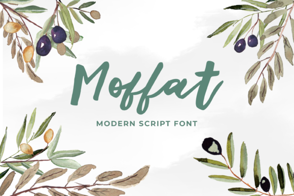 Moffat Font: A Script Handwritten Typeface for Creative Projects