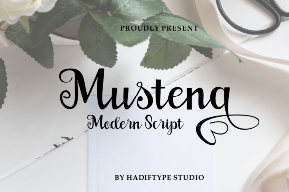 Mustena: A Script Handwritten Font for Romantic Typography