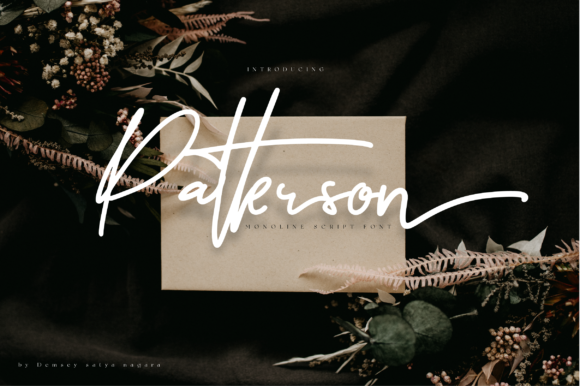 Patterson Font: Quirky Script with Natural Ligatures