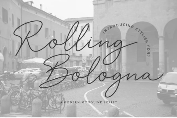 Rolling Bologna Font Review for Creative Designers
