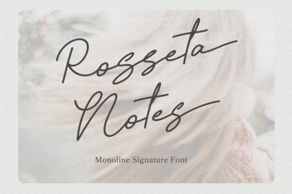 Rosseta Notes Font for Creative Makers and Shop Owners
