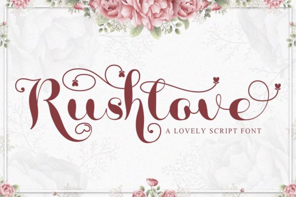 Rushlove Script Font for Editorial Design and Content Creation