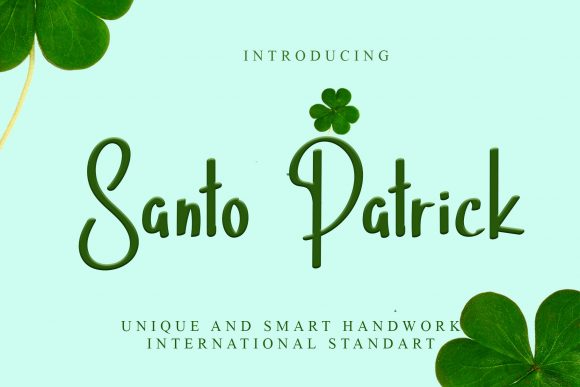 Santo Patrick Font: A Whimsical Script for Creative Projects