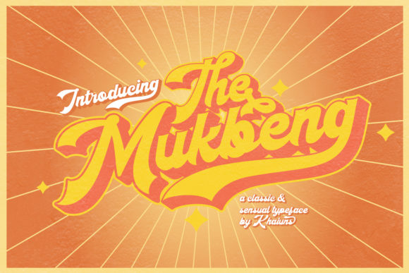 The Mukbeng Font: A Bold Script for Editorial Design