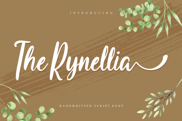 The Rynellia Font for a Polished and Romantic Brand Look