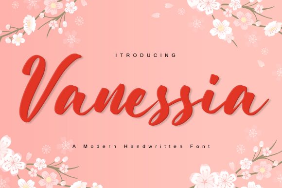 Vanessia: A Script Font for Editorial Design and Branding