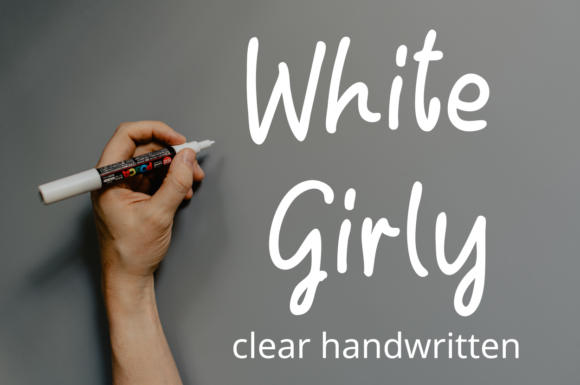 White Girly Font Review: A Modern Script for Creative Projects