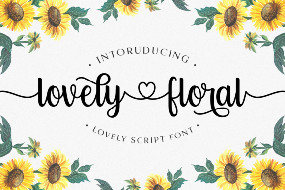 Why Lovely Floral is a Must-Have Script Handwritten Font for Designers